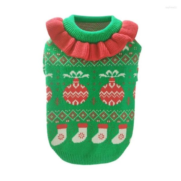 Vêtements de chien de Noël Vêtements de chiot Pet Automne et hiver Mode chaude Pull tricoté Teddy Yorkshire Cat