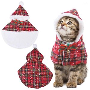 Vêtements pour chiens Noël flocon de neige capot