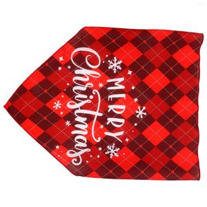 Hondenkleding kerstthema Pet Bandana Holiday Driehoekige sjaal Sjubbel slabbetje handdoek