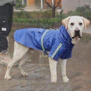 Hondenkleding klassieke grote regenjas voor middelgrote grote honden waterdichte reflecterende huisdierkleding labrador gouden retriever mascotas regenjassen