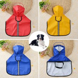 Vêtements pour chiens classique casquette à visière vêtements pour animaux de compagnie imperméable réfléchissant imperméable manteau de pluie veste petits chiens moyens ClothesDog