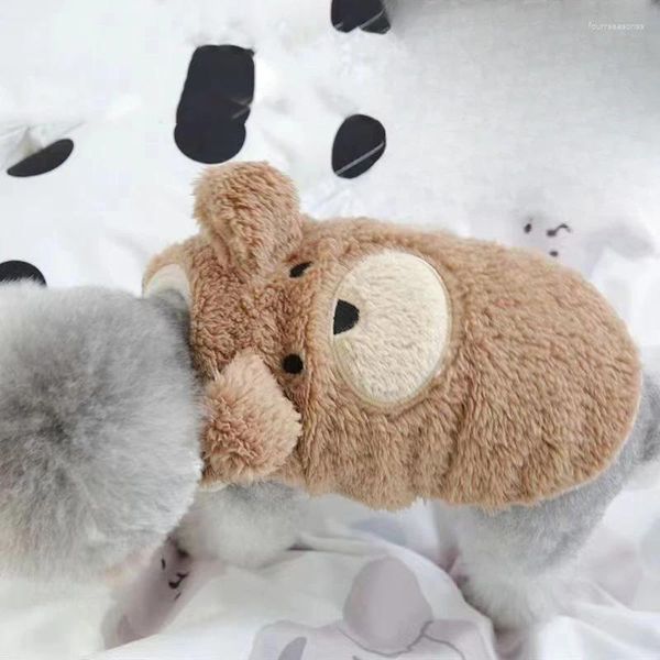 Vêtements de vêtements pour chiens Automne Viete d'hiver Pomeranian Teddy Mouilles à capuche mignonne