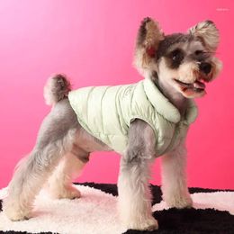 Hondenkleding voor kleine honden groen zwarte winter warme veervest huisdieren uitverkiesing giet chien puppy