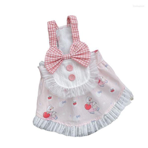 Ropa para perros Ropa para pequeños gatos de verano Falda para mascotas Chihuahua Bichon Poodle Yorkshire Pomeranian Schnauzer Shih Tzu Ropa para cachorros