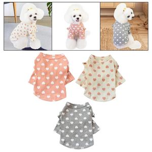 Vêtements pour chiens Vêtements faits à la main Mode confortable Teddy Vêtements pour animaux de compagnie pour les vacances cadeaux et l'usure quotidienne à l'intérieur à l'extérieur des petits chiens