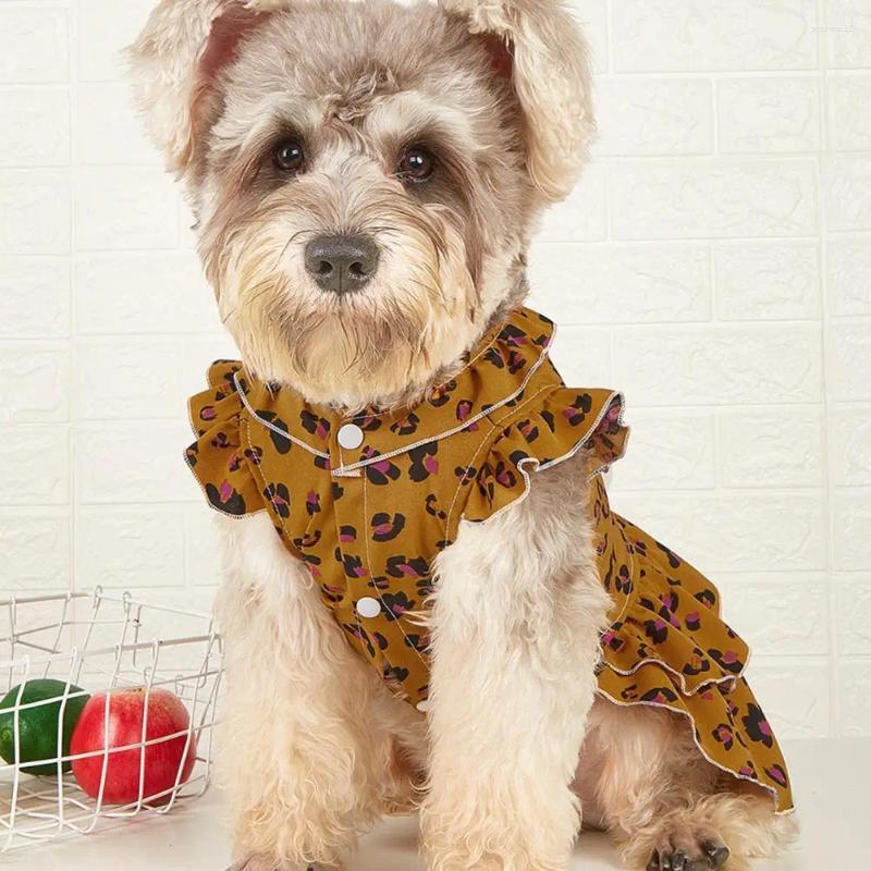 Hondenkleding Kleding Huisdierenkostuum Outfits Uniek patroon Drukknoop Schattige honden Katten Prinsessenjurk voor klein
