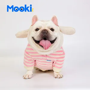 Vêtements de vêtements pour chiens chiot pour les petits chiens à sweat à sweat d'hiver avec des oreilles Sweat-shirt Costume