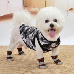 Dog Apparel Kleding Zomer Honden Vest Cartoon Print Puppy Kleding Mode Outwears Casual Katoenen Jas voor PET-kleding ZYY884