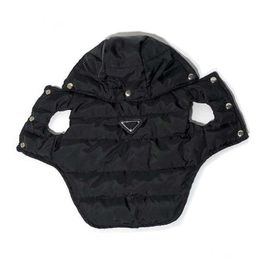 Vêtements de vêtements pour chiens manteau de créateur d'hiver imperméable étanche à vent de animal de compagnie veste de chiot de temps froid avec chapeaux pour petite goutte moyenne OTX62