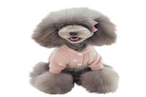 Hondenkleding Kleding Winter Winter Warm huisdier jas Sweater Little Star Clothing Hoodies voor kleine middelgrote honden Puppy Outfit322P33052000970