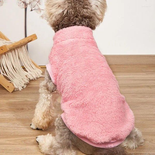 Ropa para perros ropa de invierno con cremallera caliente suéter de mascotas de mascotas chaleco de ropa de cachorro para perros pequeños medianos perros chihuahua atuendo