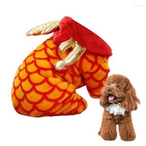 Vêtements pour chiens année d'animaux de compagnie chinois dragon manteau winter chiot petit festival de printemps pour Chihuahua