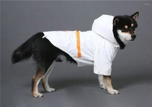 Ropa para perros Ropa para impermeable Pequeños perros grandes Chaqueta para mascotas Ropa deportiva Cachorro Visión nocturna Reflectante Husky Samoyedo