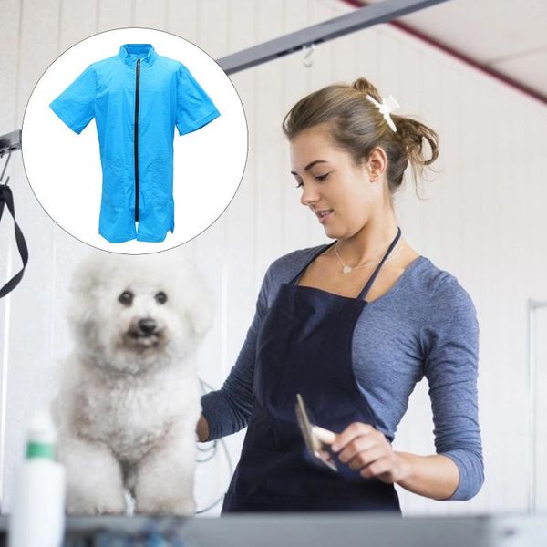 Ropa para perros Ropa para mascotas Novio Chaqueta para mujer Estilista de pelo Smock Nylon Escuela Trabajo Delantal