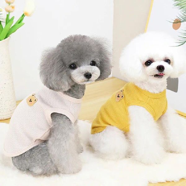 Ropa de vestimenta de perros gato chaleco de gato camiseta de cachorro Ropa perro productos para mascotas suministros Yorkie poodle bichon ropa camisa