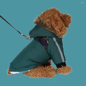Hondenkledingjas geschikt voor kleine en middelgrote honden Dikke warme chihuahua york bontjas met capuchon