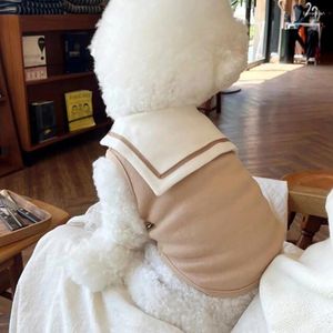 Appareil de chien Café Puppy Vest d'été mince en peluche en peluche