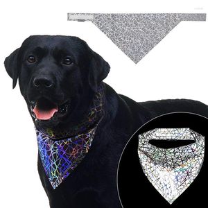 Hondenkleding Kleurrijke reflecterende hondenbandana's met magische stok Kattenbandana Geruite slabbetjes Wasbare strikjes Kraag Kat Sjaal Meubi