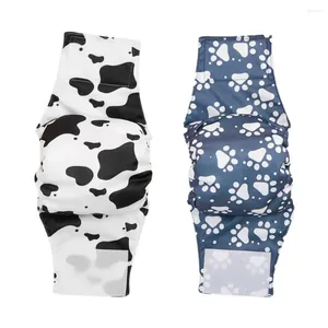 Vêtements pour chiens couches confortables couches réutilisables et pantalon menstruel féminin ajusté en tissu mâle réglable pour chiens