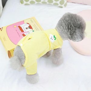 Chien Vêtements Confortable Pet Post Shirt Élastique Soins Vêtements Chiot Chat Récupération Vêtements Pour Chiennes