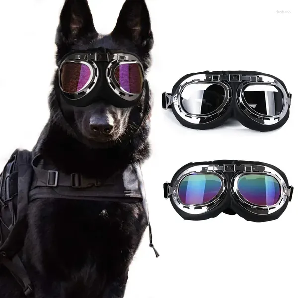 Ropa para perros gafas de sol frescas correa ajustable para el esquí al aire libre protección oculares para mascotas gafas de nieve perros grandes