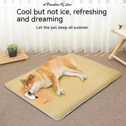 Association de vêtements pour chiens Sleeping Sleepable Amovable and Washable Litter Mat Anti Mice Puppy Bed Accessoires pour chiens Produits pour animaux de compagnie