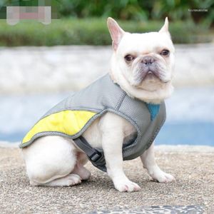 Vêtements pour chiens veste de refroidissement gilet vêtements harnais pour chiens manteau réfléchissant en maille réglable vêtements pour animaux de compagnie à dégagement rapide