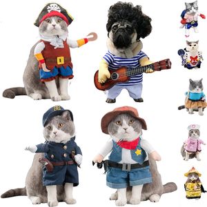 Hondenkleding Cosplay Kleding voor Small S Winter Franse Bulldog Jack Jack Puppy Standing Halloween Costume Chihuahua Pet Accessories 230211