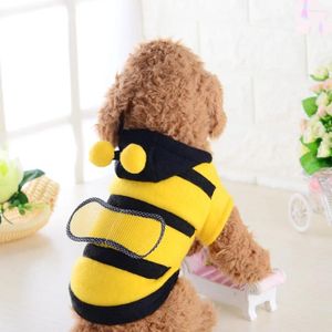 Vêtements pour chiens vêtements costumes costumes de compagnie halloween chiot abeille cosplay robe chiens de piect de chat à quatre colliers de jambe