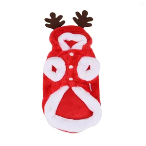 Ropa para perros Trajes de disfraces Navidad roja Santa Claus Sombrero Bufanda Vestir Fiesta de Navidad Año de moda Accesorios de ropa para gatos pequeños (