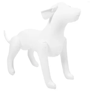 Hondenkledingkostuums Pet Sculpture opblaasbare kledingmodel Animal Mannequins Standing Models Stage Prop Witte Kleding Display