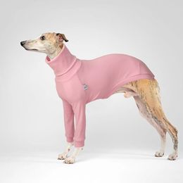 Hondenkleding katoen Italiaanse grijshound kleren Whipple kleding hond grote hondenkleding hoge kraag hondenkleding 230815