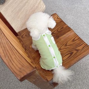 Ropa de perro pijama de algodón monstruos primavera de otoño otoño traje de mascota