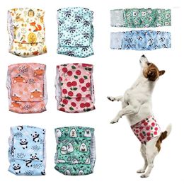 Vêtements pour chiens coton pantalon physique couches confortables lavable mâle sécurité Diper réglable chiot culotte outil Honden Kleding