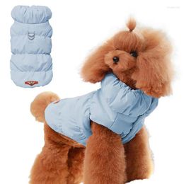 Ropa para perros Suéter de algodón Chaqueta para clima frío Correa Espesada Perros Chaleco de lana A prueba de viento Abrigo de invierno Ropa Accesorios para mascotas