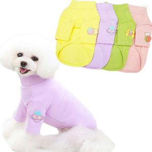 Chien vêtements coton t-shirt à manches longues vêtements pour animaux de compagnie printemps automne chiot chat sweats à capuche sweat Costume bas chemise Chiwawa XL