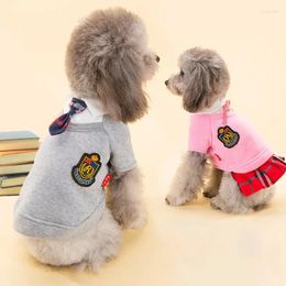 Vêtements pour chiens couple vêtements pour animaux de compagnie vêtements uniformes pour petits chiens moyens