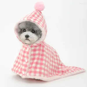 Vêtements pour chiens, couverture chaude, sac de couchage pour chat, vêtements d'hiver pour chiots, manteau doux, veste épaisse pour petit animal de compagnie