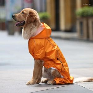 Vêtements réfléchissants pour animaux de compagnie, vêtements de sécurité imperméables et confortables personnalisés pour chiens, grand imperméable