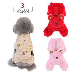 Appareils pour chiens Carton Cartoon Bear Jumps combinais