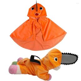 Chien vêtements mignon tronçonneuse homme en peluche poupées en peluche jouets Pochita poupée Animal oreiller jouet Anime Figure