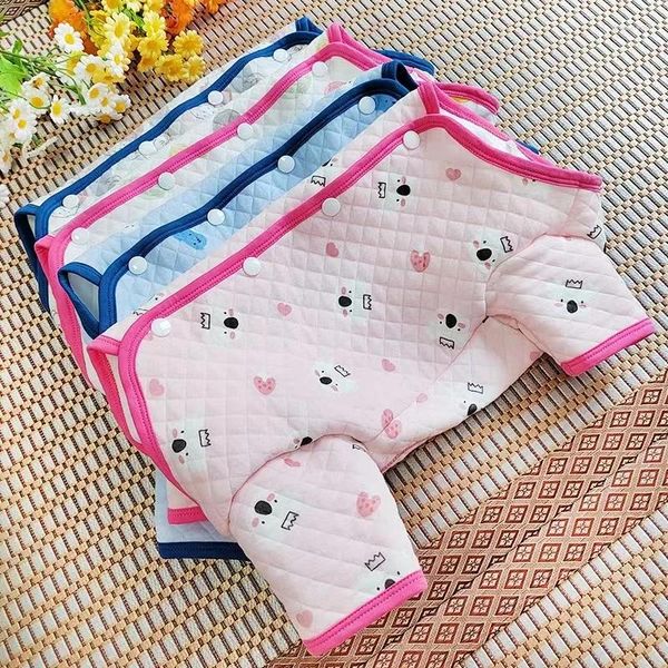 Vêtements de chien mignon chiens combinaison printemps vêtements pour animaux de compagnie pour fille pantalon poméranien caniche York frise vêtements d'automne costumes complets du corps