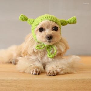 Hondenkleding schattig grappige hoed kat huisdier handgemaakte gebreide hoofddeksels accessoires producten