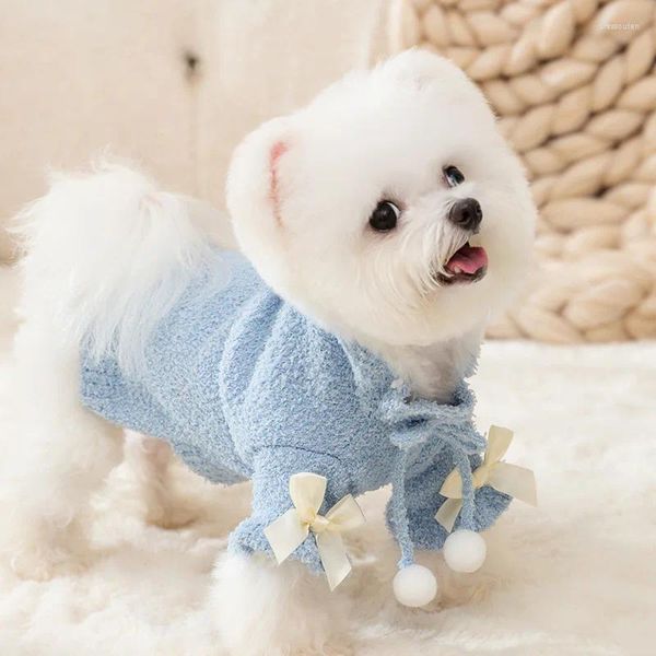 Ropa para perros lindo peluche peluche de dos patas sweater ins style style ropa de invierno