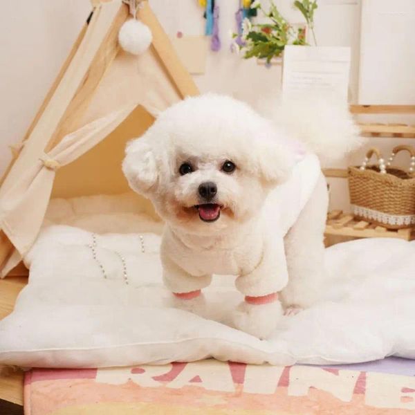 Vêtements pour chiens vêtements pour animaux de compagnie mignons confortables chats en peluche sweats à capuche hiver