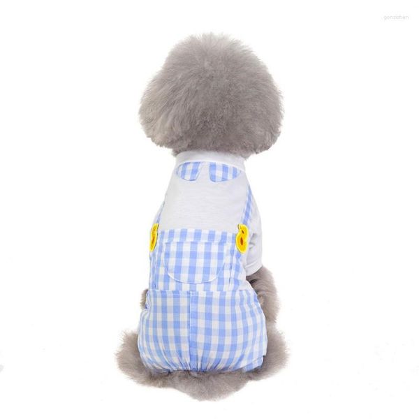 Chien Vêtements Mignon Pet UmpSuit Pyjamas Dessin Animé Conception Doux Survêtement Chat Chiot Pantalon T-Shirt Vêtements