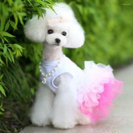 Hondenkleding schattige puppy katoenen prinsessenjurk naast meerdere maten en alle seizoenen comfortabel voor kleine lieve huisdieren
