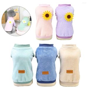 Appareils pour chiens Pul chiot mignon pour petits chiens vêtements d'hiver chauds pour animaux de compagnie Yorkshire dachets pulants mascotas Cat Vêtements Kurtka DLA PSA