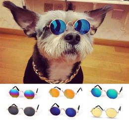 Vêtements de chien mignon rétro chat lunettes pour animaux de compagnie tendance créative jouet lunettes de soleil petits chiens et chats po accessoires accessoires8552531