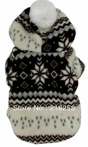 Hondenkleding schattig sneeuwvlok fleece jas kleine honden